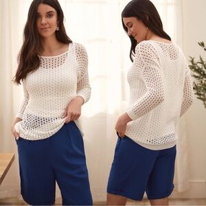 Topshop Open Knit Sweater